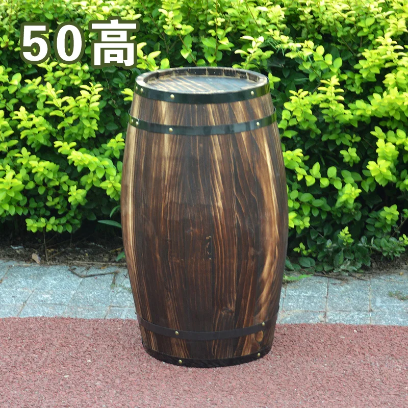 Oak 50cm high decorative wood wedding photography props grape cask wine barrel custom bar | Дом и сад