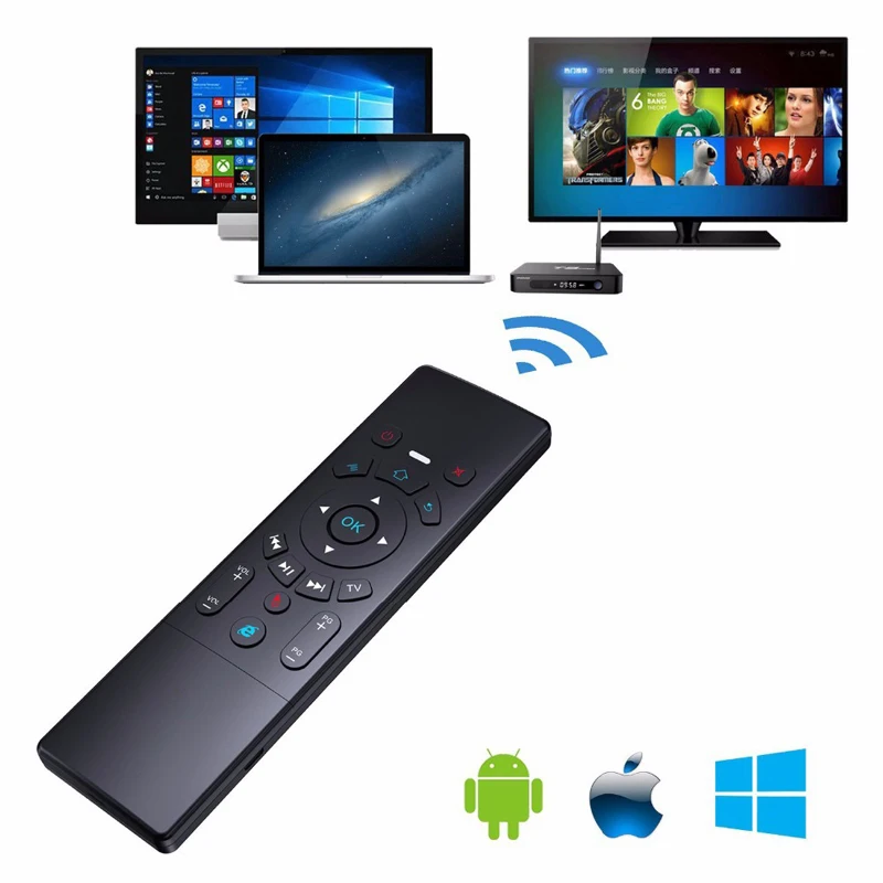 Мини беспроводная клавиатура и тачпад Trackpad 2 4G Fly Air мышь Универсальный пульт