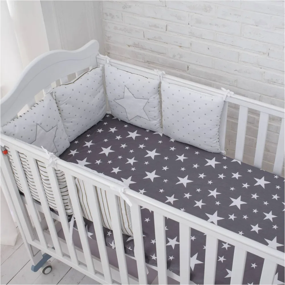 New Arrival High Quality Flexible Combination Star Bed Bumper Comfortable Protect the Baby Easy to Use Baby Bumpers In The Crib