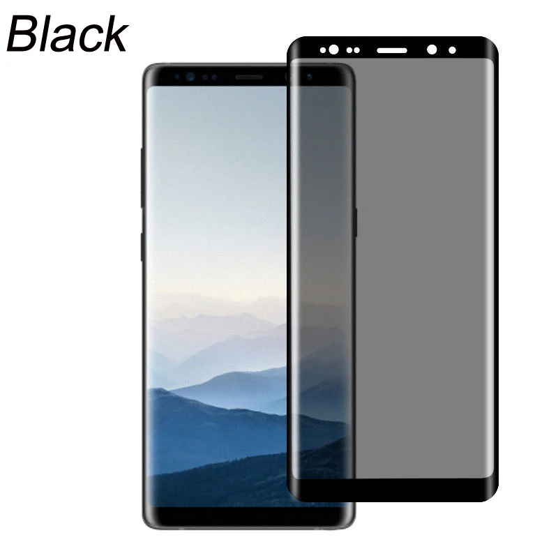 

Privacy Anti-Glare Tempered Glass Screen Protector Fr Samsung Galaxy S8 S8 Plus Note8 3D full cover film for Samsung S7 edge