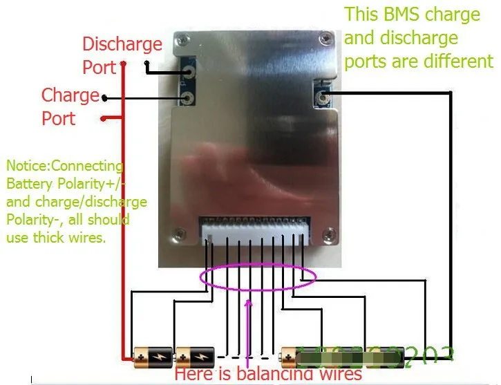 14 s li-ion/Lipo/LiMn защиты аккумулятора доска 48 В (58,8 В) литиевый аккумулятор BMS/PCM 30A непрерывного разряда