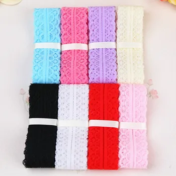 

1meter/lot 25cm Stretch woven cotton lace trim DIY Embroidered sewing decoration cotton trim lace ribbon handmade jewelry