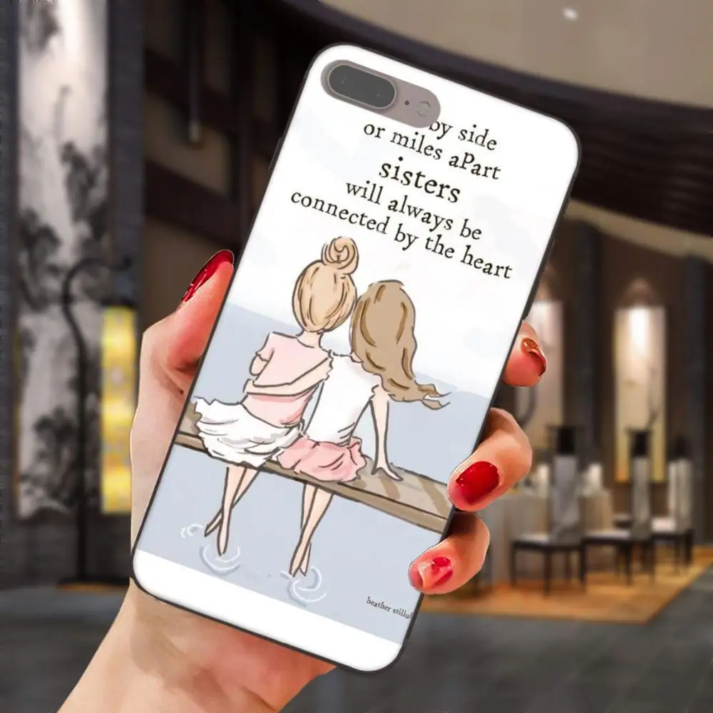 Чехол из ТПУ с принтом лучшие друзья Bff сестры для Xiaomi Redmi Note 2 3 4 4A 4X 5 5A 6 6A 7 Go Plus Pro S2