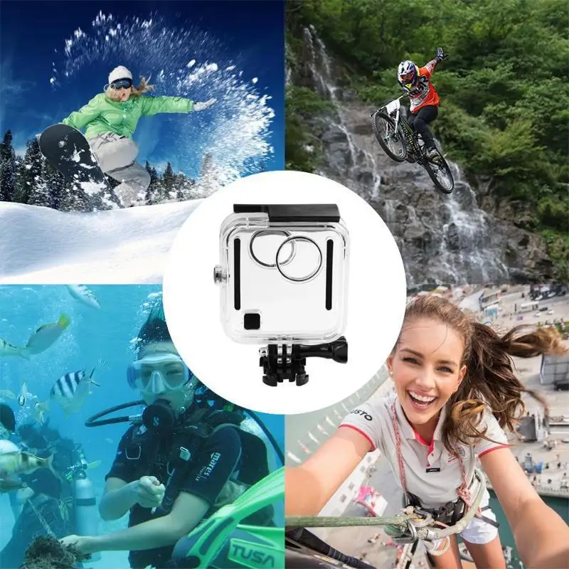 EastVita для GoPro Fusion 360 градусов камера водонепроницаемый корпус Чехол 45 м подводный бокс защитный чехол Корпус r25