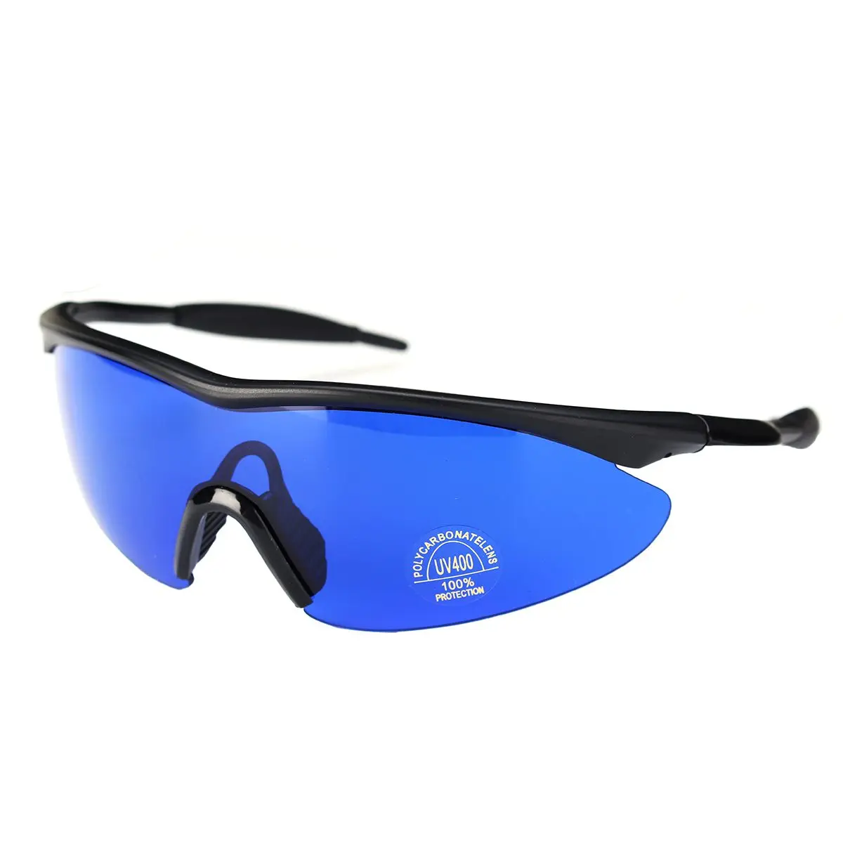 Очки для мужчин и женщин в стиле ретро, очки для гольфа, очки с голубыми линзами, УФ 400, очки для защиты глаз, спортивные очки, солнцезащитные очки с коробкой, аксессуары для гольфа