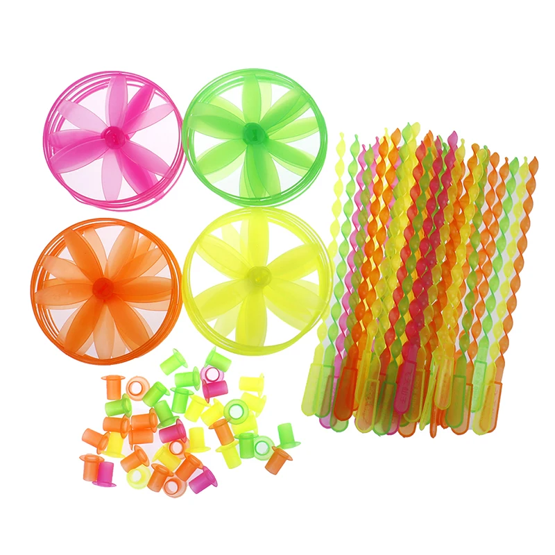 20/40 قطعة تدور ضوء لعبة للهواء الطلق تحلق الصحن رمي و الصيد القرص الفئة UFO الاطفال التعليم لعبة للأطفال هدية مزيج اللون