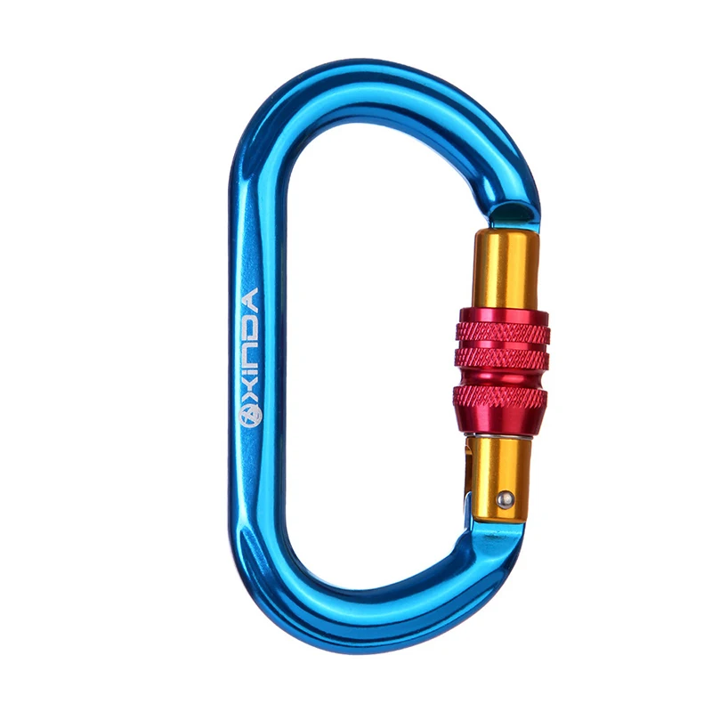 Outdoor Tension 25KN Professional Outdoor Climbing Carabiner D shape