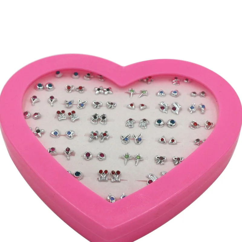 36-pares-set-Simples-Flor-Do-Cora-o-da-Cereja-de-Cristal-Stud-Brincos-Para-Mulheres (2)