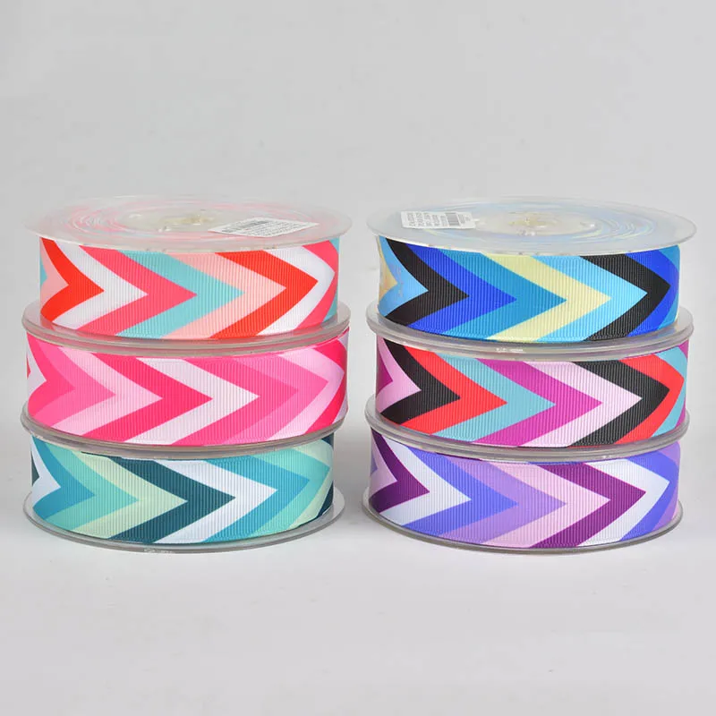 

Christmas ribbons festive decoration ribbons DIY material ribbon printing geometric patterns ribbon