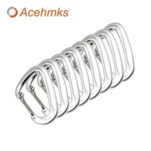 2 шт./упак. Пластик альпинистский карабин с d-образным кольцом для ключей детская пустышка на цепочке крюк кемпинг Пряжка Acehmks загрузка Ёмкость 500 кг каждый кусок