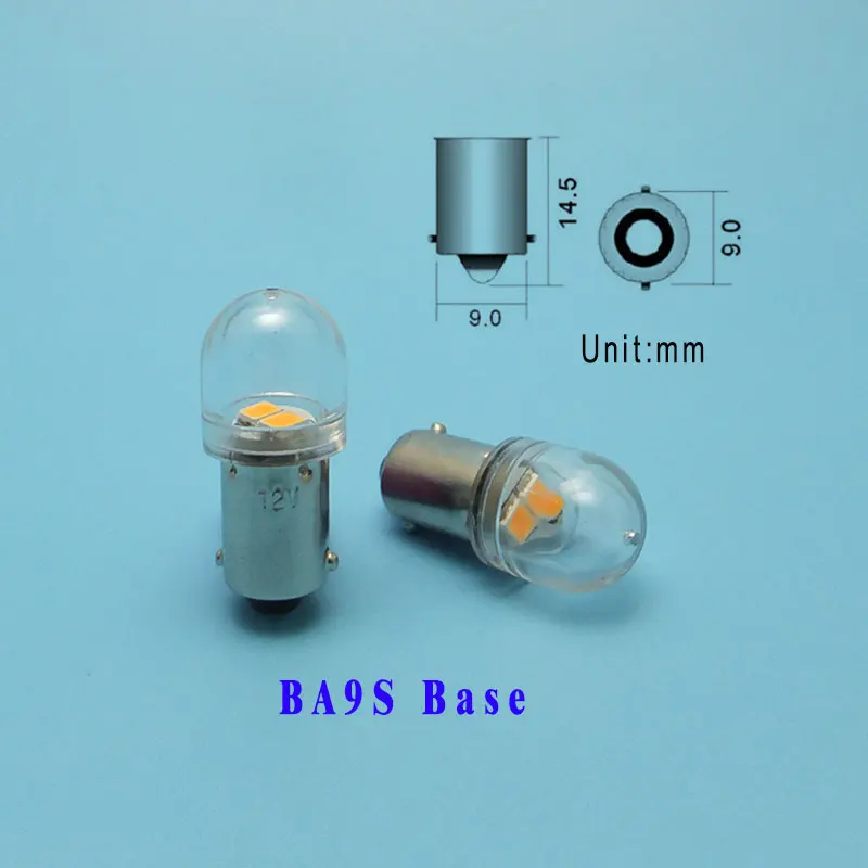 MIDCARS Высокое качество 6V T4w Ba9s E10 светодиодный лампы индикатора светильник 12V SMD чип