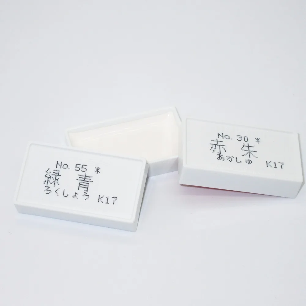 ZIG Kuretake Watercolor Paints Solid Professional Painting Big Pan Gold Silver Blue Colors Japan 2