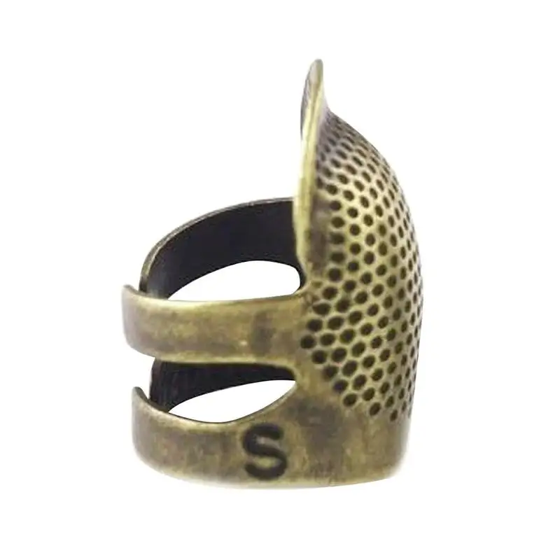 Винтажный протектор для пальцев металлическое кольцо-наперсток ручной работы игольчатое кольцо домашнее шитье инструменты для шитья и рукоделия аксессуары
