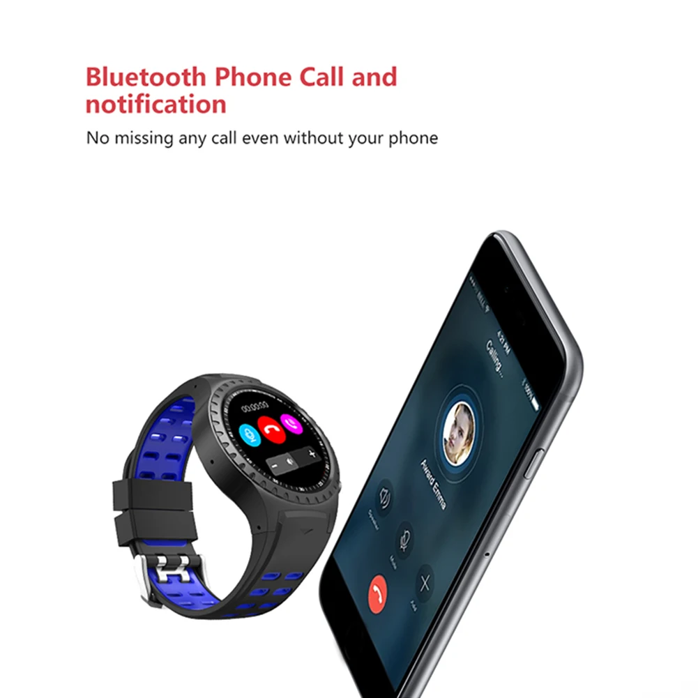 SMA-M1 GPS спортивные часы Bluetooth Вызов мульти-спортивный режим компас высота Спорт на открытом воздухе умные часы