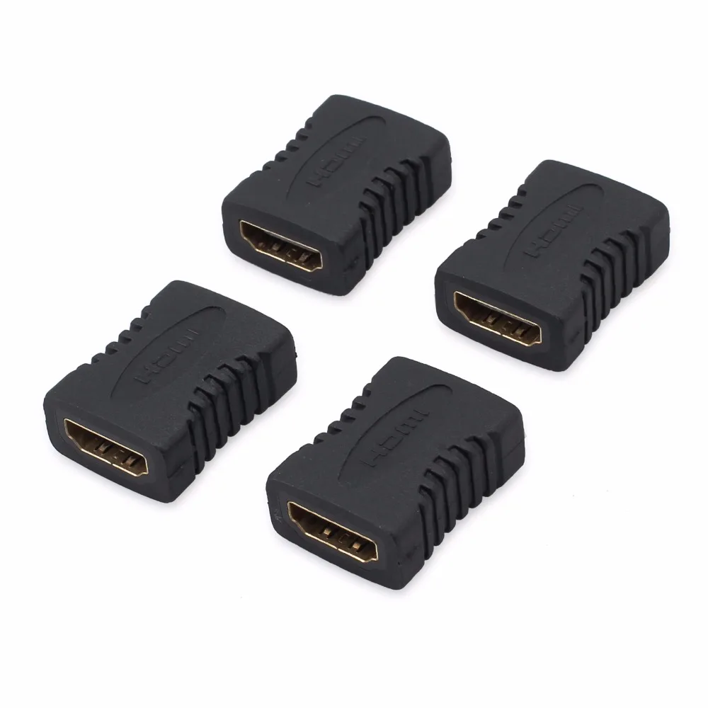 ESYNiC 4 шт. F/F муфта для женщин HDMI 1 разъем позолоченный адаптер смены Поддержка