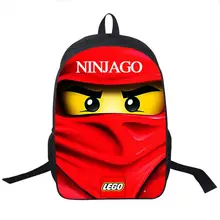 16 Inch high quality lego ninja batman Backpack children mochila school bag teenager printing cartoon dragon ball Z backpacks