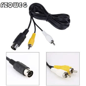 

FZQWEG AV cable Audio Video Cable RCA Cord for SEGA Mega Drive 1 for Genesis 1
