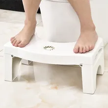 Folding Squatting Stool Baby Toilet Bathroom Chair Kids Toilet Training Potties Seats Ottomans Non-slip Folding Toilet Step
