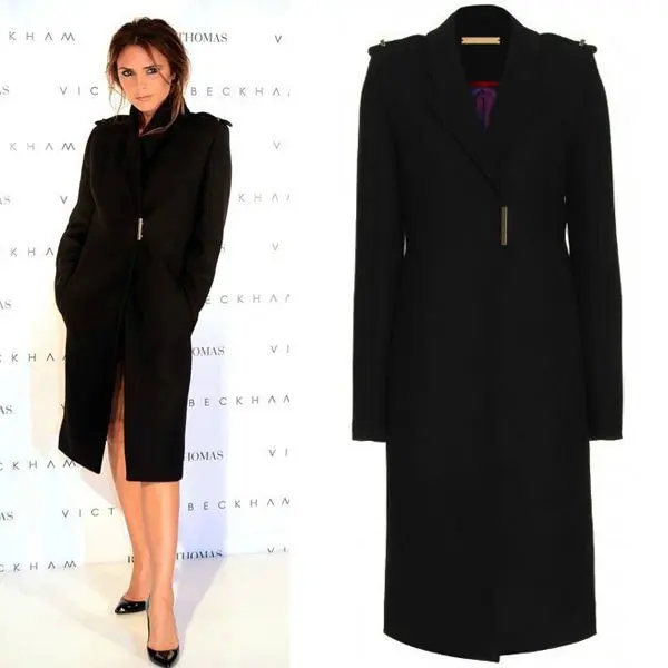 Black dress coat ladies Clearance