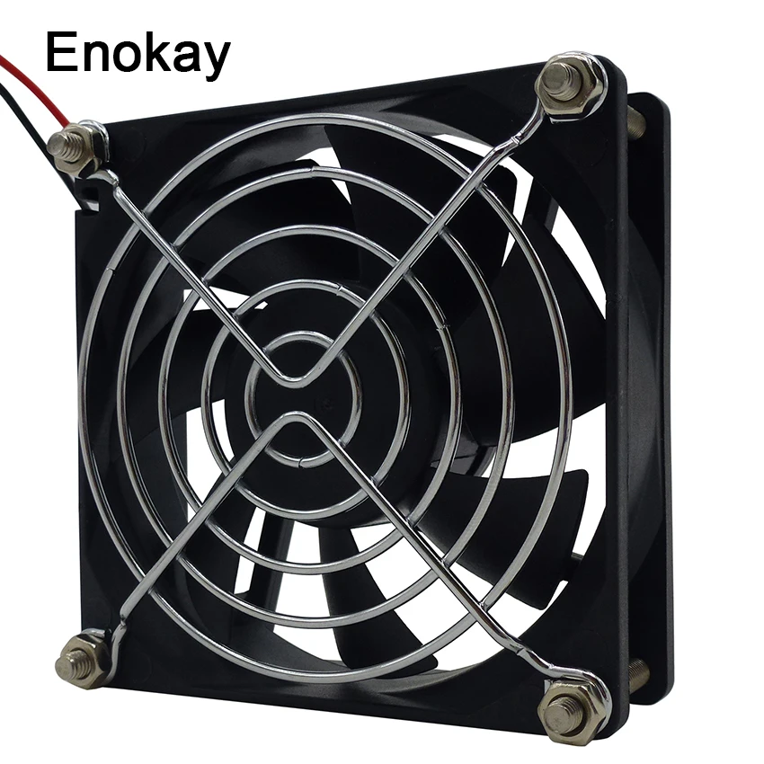 Оптовая продажа 2 шт. вентилятор охлаждения Enokay DC 12 В 24 2Pin 8025S 80*80*25 80 мм