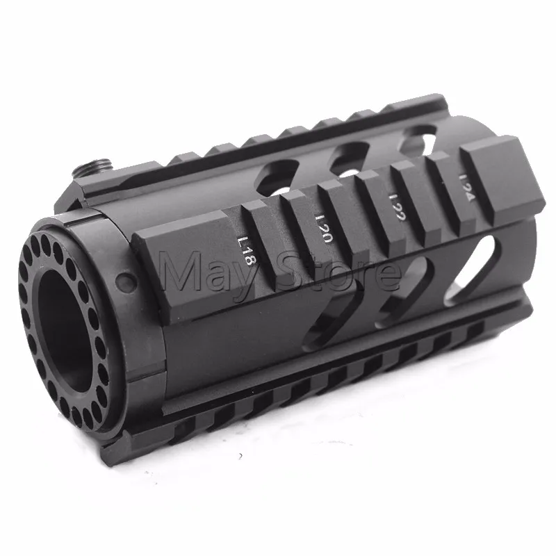 Тактический Шестерни Охота ar. 223/5. 56 4 дюймов Бесплатная Float Quad Rail тяжелых Handguard Системы Стрельба пистолет винтовка Интимные аксессуары