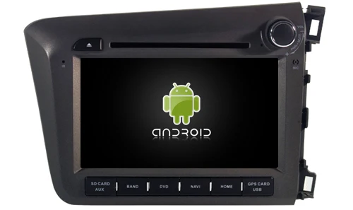 

Android 8.1 quad core car dvd player media car audio wifi carplay bluetooth handfree gps headunit for HONDA CIVIC RHD 2012