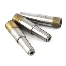 5pcs Sintered taper shank drill bit for marble ceramic granite Length 50mm Diameter 42~59mm glass tool zt00c