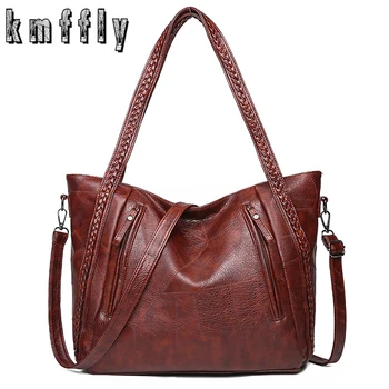 

KMFFLY Designer Women Bags Famous Brand Tote Bags with Long Handles Large Capacity Shoulder Bag Luxury Handbags Sac a Main 2019
