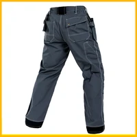 Grey Work Pants with Knee Pads