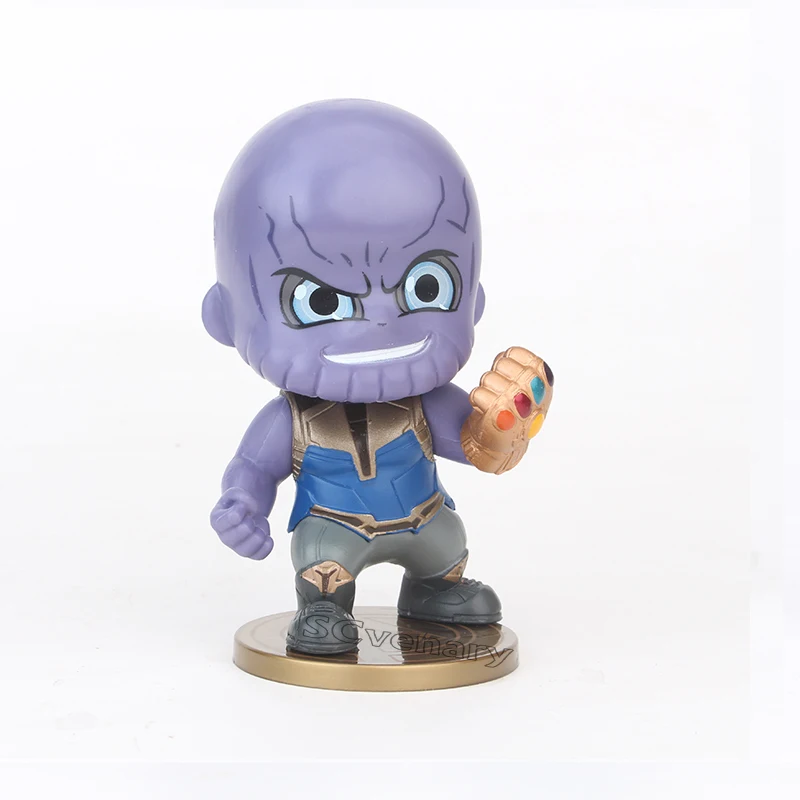 Corvus Glaive & Marvel Thanos Proxima Midnight Ebony Maw супергигантский черный карлик милый ПВХ фигурка