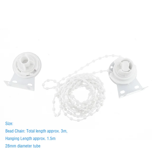 Curtain Roller Blind Shade Metal Core Clutch Bracket Cord Beaded Chain