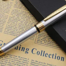 JINHAO 250 Серебряный и Золотой металлическая шариковая ручка, новинка
