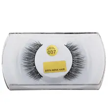 1 пара 3D натуральные мульти мягкие ресницы ручной работы Поддельные ресницы 3D ресницы многоразового применения для Прямая поставка 3,19