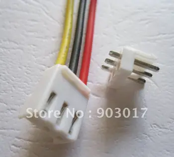 

100 Pcs VH3.96 3.96mm 3 pin Female 22AWG Wire with Male Pin Connector 300mm Leads