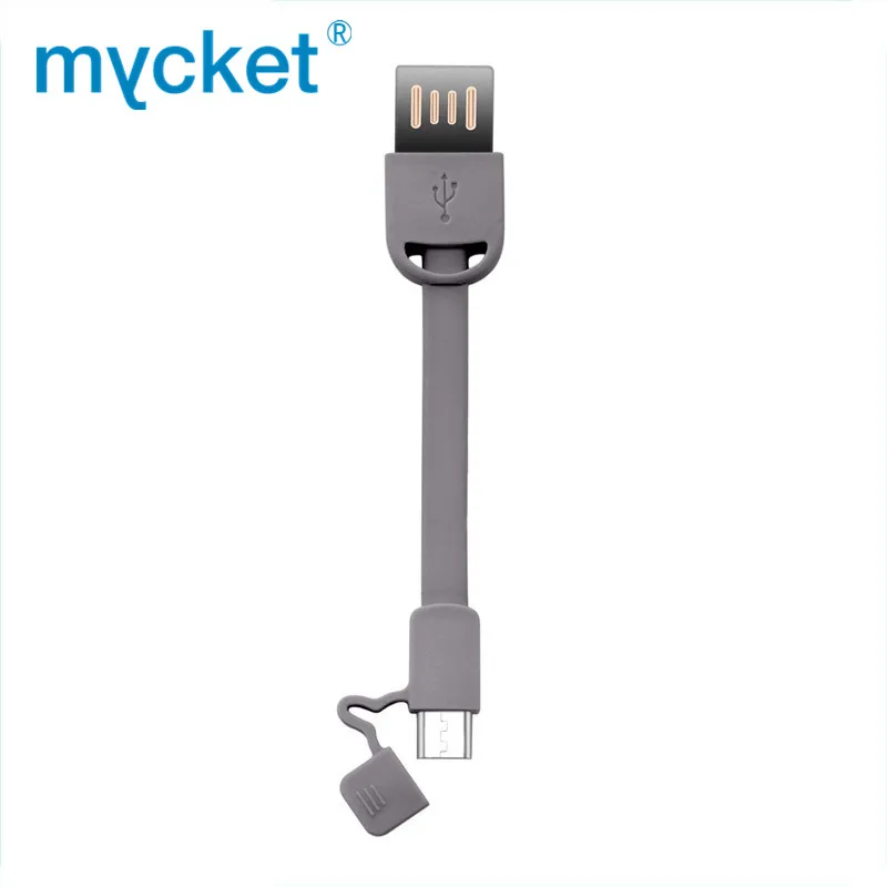 Myket Мини Портативный USB C 3A кабель для быстрой зарядки брелок type C кабель для синхронизации данных и зарядки
