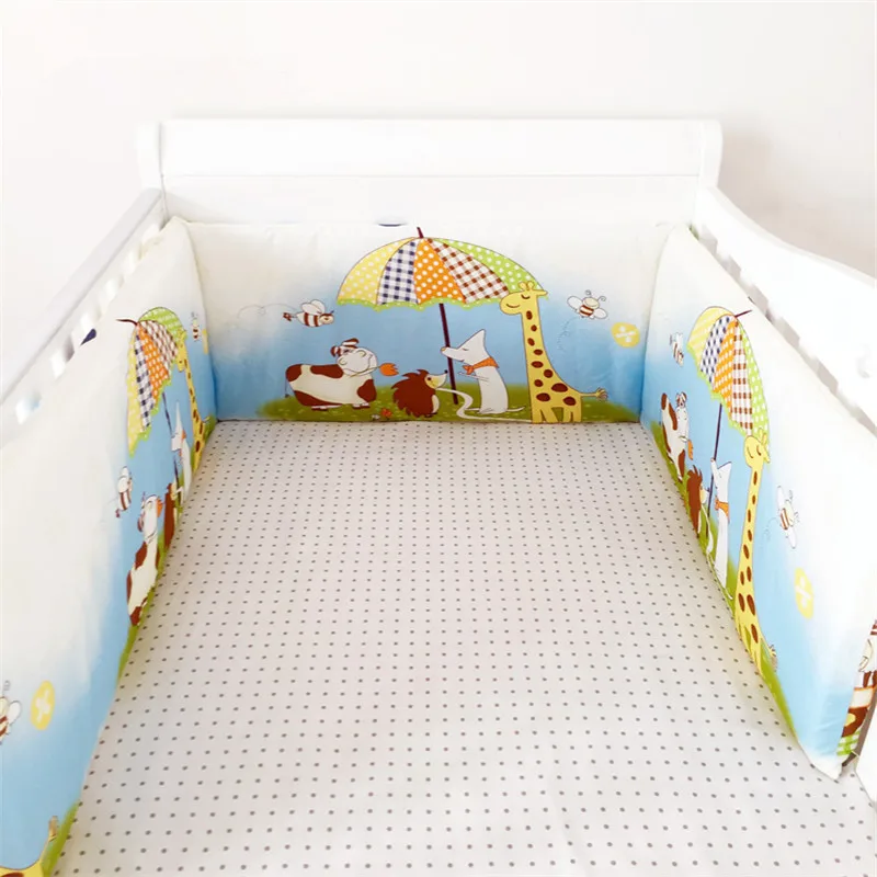 1pc Baby Bed Bumpers 200*30cm Infant Crib Bed Protector Baby Kids