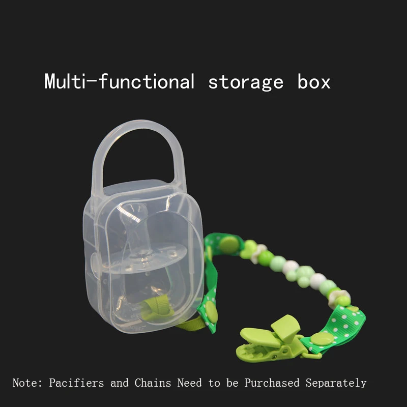 Ideacherry/Детские контейнер для соски Портативный коробка для хранения детский Прорезыватель зубов Соска-пустышка соска хранение прозрачное