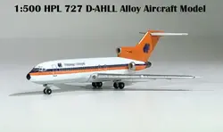 Бутик Редкие 1:500 HPL 727 D-AHLL сплава самолета коллекция моделей