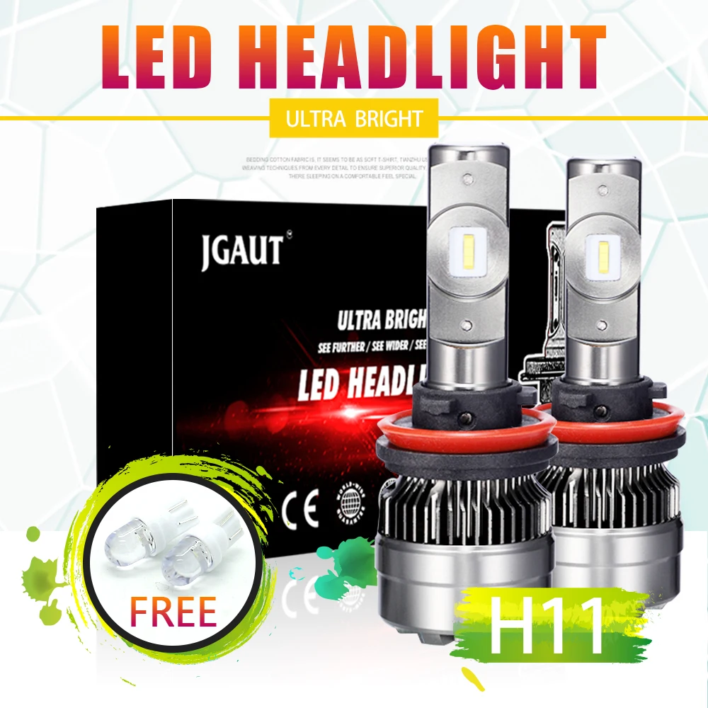

2018 RS H8 H9 H11 LED Headlights Lamp Fog High Low Beam Cars Driving Lights CSP Chip 6000K Led LED High Lumen 40W 4000lm