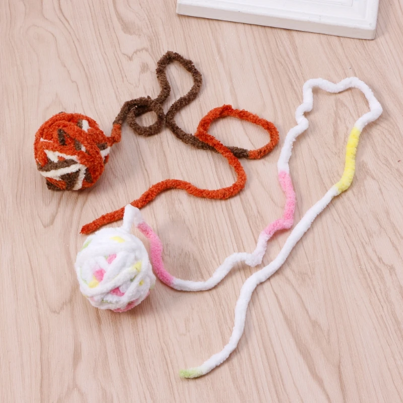 Rope Weave Ball Toy Cat Kitten Teaser Playing Chew Rattling Scratch Catch Toysin Cat Toys from