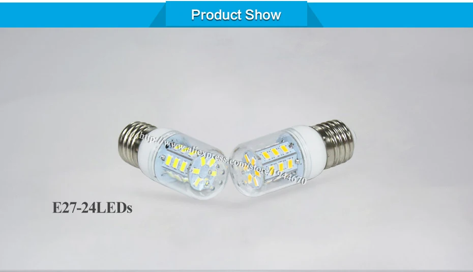 Super LED Bulb E27 E14 220V SMD 5730 LED Lamp 24 36 48 56 69leds AC 230V 5730SMD LED Corn Bulb light Chandelier AC200-240V