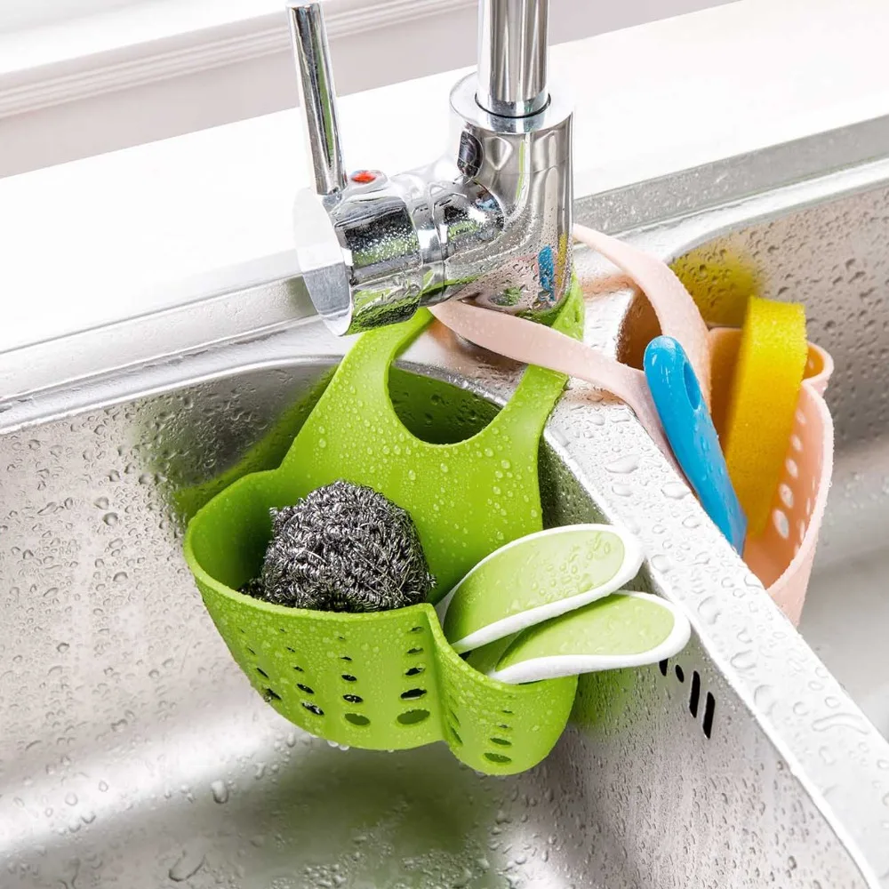 Kitchen Sink Sponge Holder Draining Rack Sink Kitchen Hanging Drain Storage Tools Storage Shelf Sink Holder Drain Basket Kitchen Sink Sponge Holder Draining Rack Sink Kitchen Hanging Drain Storage Tools Storage Shelf Sink Holder Drain Basket