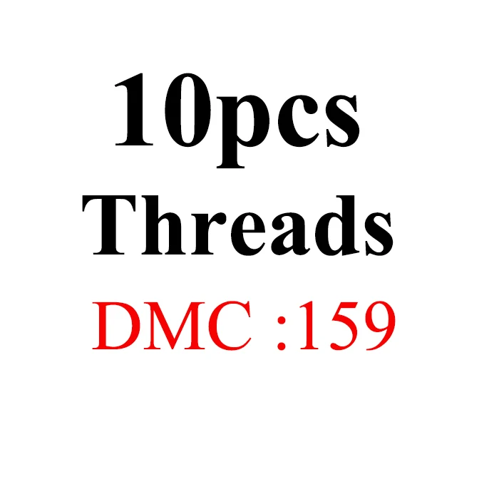 JOY SUNDAY, многоцветные 10 шт., DMC150-221, длина 1,2 м, нитки для вышивки крестом, хлопковое шитье, моток пряжи, нитки для вышивки, наборы нитей - Цвет: 10pcs-DMC159