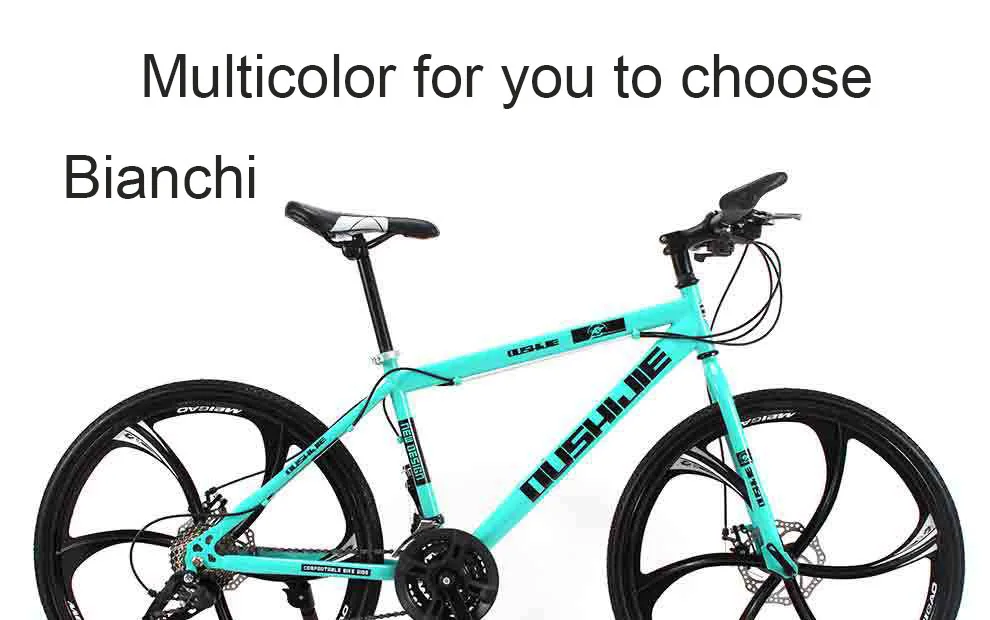 Excellent Mountain Bike Bicycle 26 Inch 27 Speed 6 Knife Bianchi Students Adult Student Man and Woman Multicolor 2019 New 0