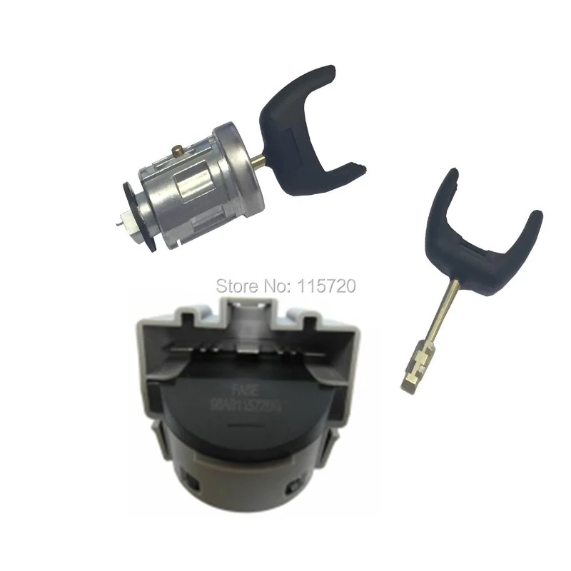 Free shipping IGNITION SWITCH & BARREL SET WITH 2 KEYS for FORD TRANSIT