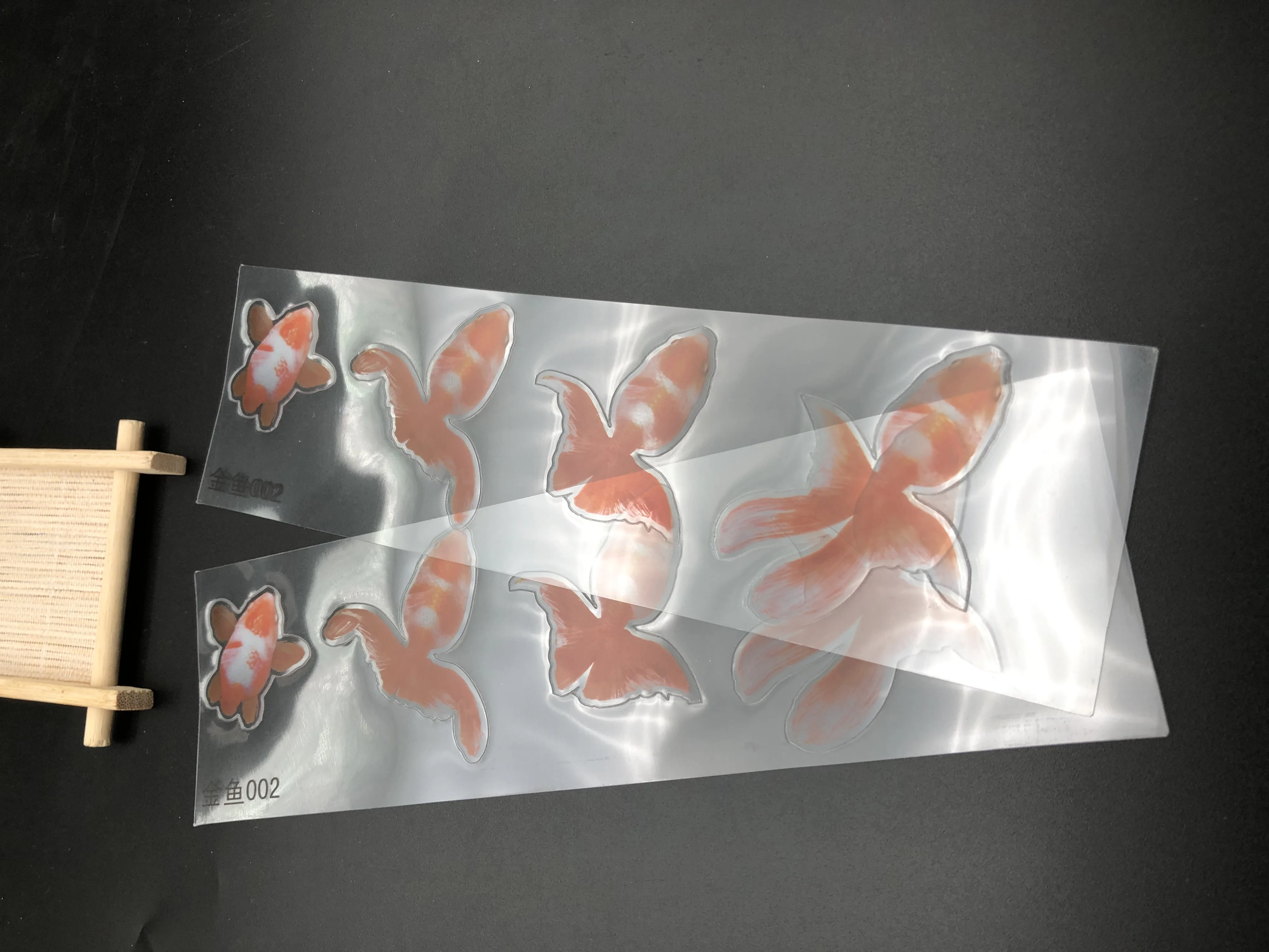 

3pcs New Creative Red Fish Resin Decorative Sticker 3D Simulation For DIY Micro Landscape Scrapbooking Stickers Tools