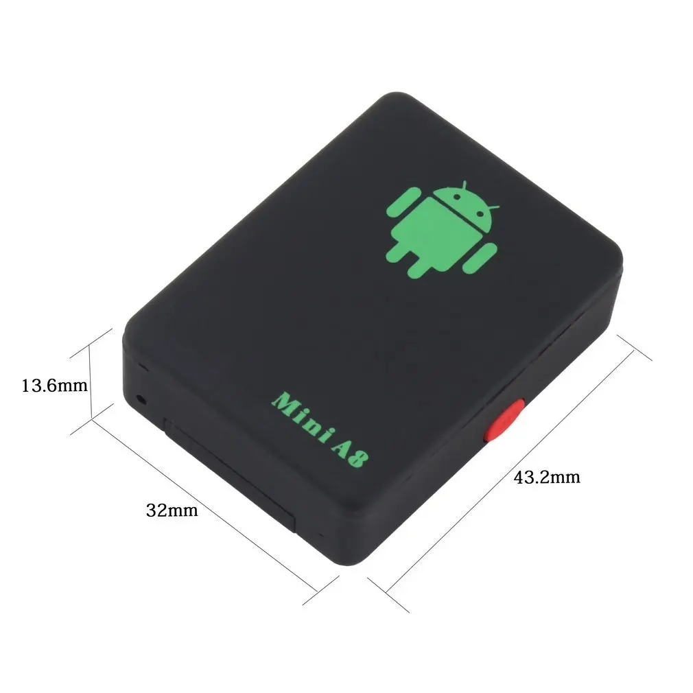 مصغرة العالمية A8 GPS المقتفي ماء السيارات المقتفي في الوقت الحقيقي GSM/GPRS/GPS تتبع تتبع السلطة أداة للأطفال الحيوانات الأليفة سيارة