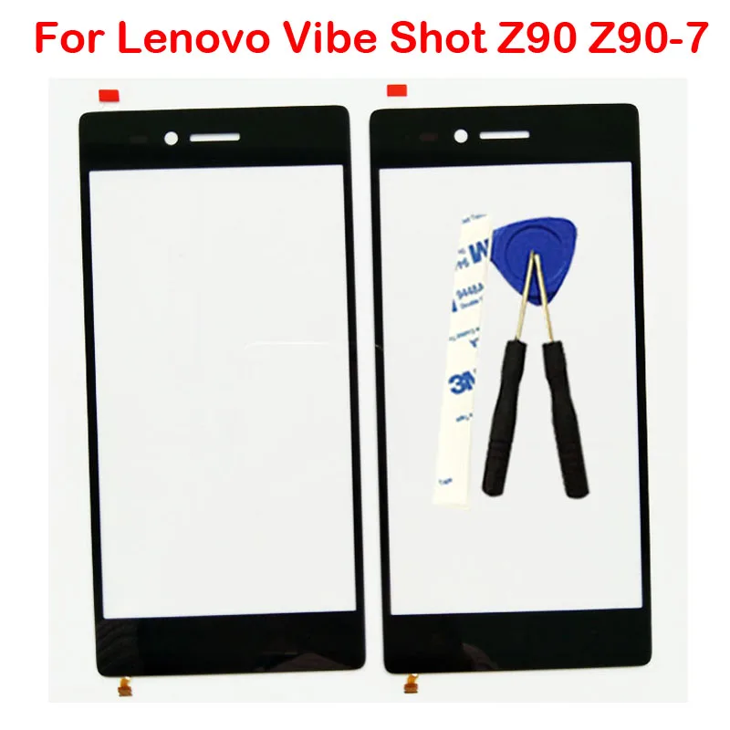 Для Lenovo Vibe Shot Z90 Z90-7 передняя линза внешнее стекло экран с гибким кабелем Запчасти новые оригинальные