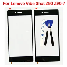 Для Lenovo Vibe Shot Z90 Z90-7 передняя линза внешнее стекло экран с гибким кабелем Запчасти новые оригинальные