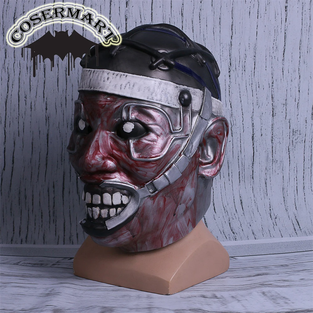 Game Dead by Daylight Mask Spark Of Madness Mask Cosplay The Doctor Scary Mask Costume Halloween Party Use Prop (6)